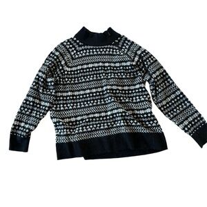 Lou & Greg Fair Isle Sweater with zipper detail